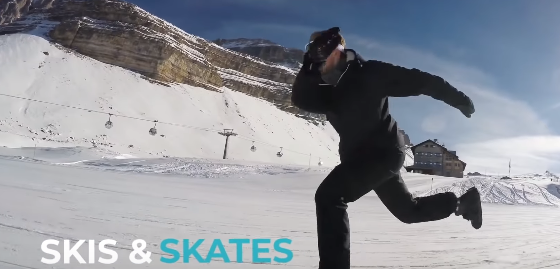 これは流行る！ スキーとスケートが融合した新しいアクティビティー「Snowfeet」