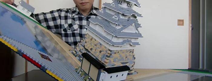 【LEGO】まさか…！？ レゴで作られた飛び出す絵本の姫路城が凄すぎると話題に！　　