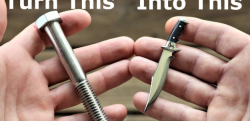 【DIY】ボルトが切れ味鋭いナイフに！？ まさかの変貌を遂げたDIYをご覧あれ